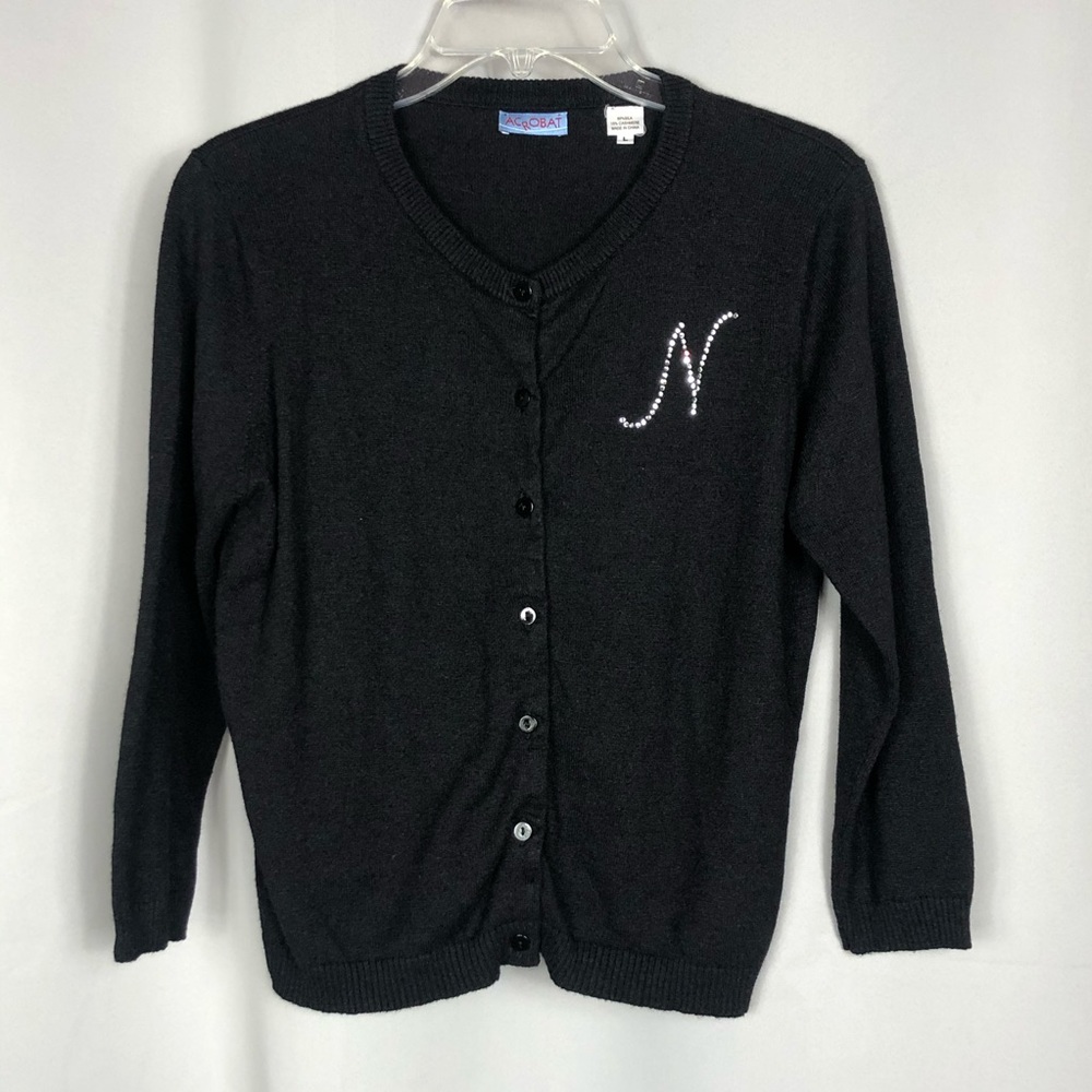 Acrobat Sweater Cardigan Monogram sweater “N”